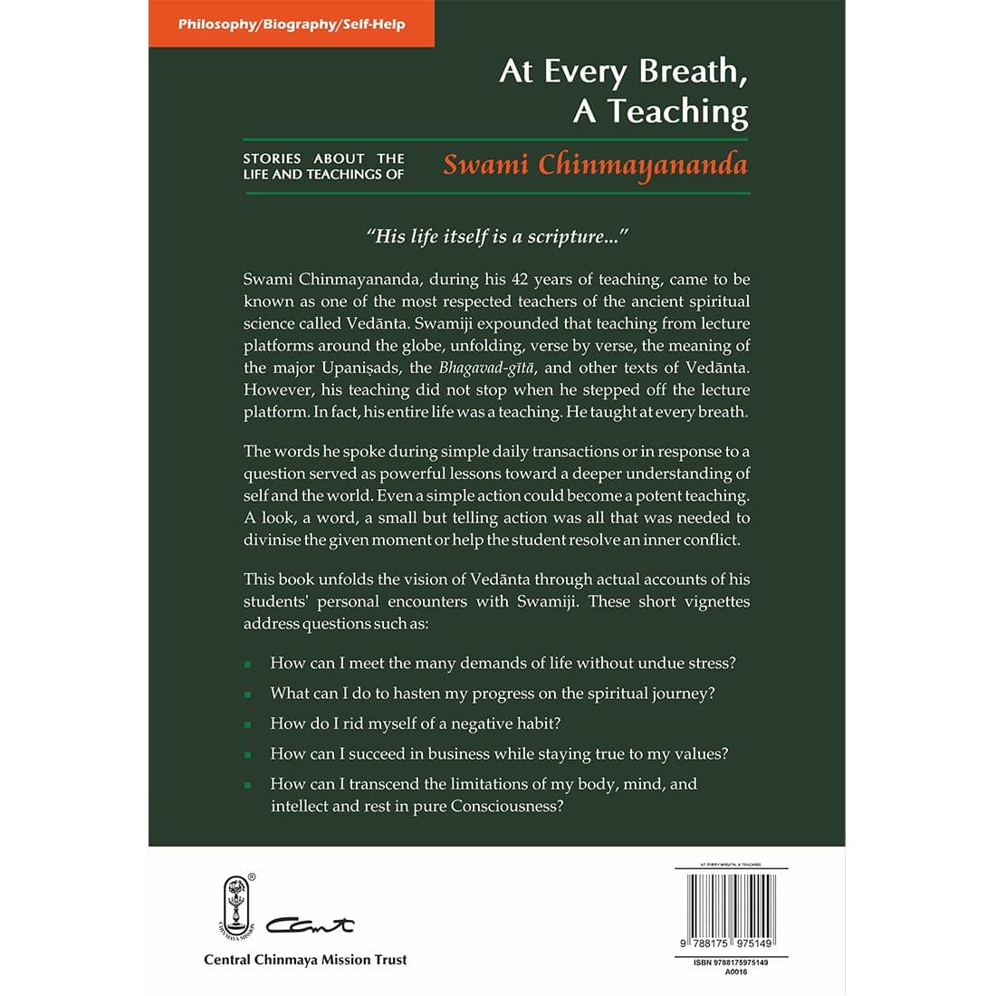 At Every Breath, A Teaching