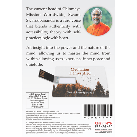 Meditation Demystified (Audio Discourses)