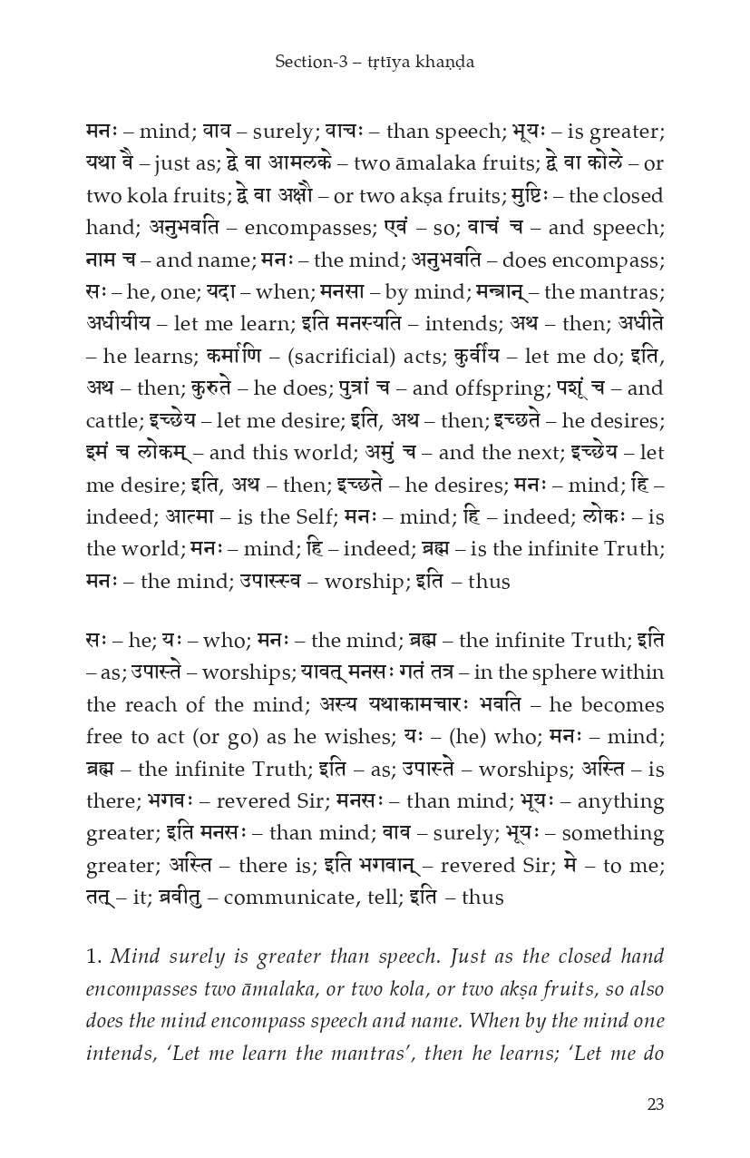 Bhumaiva Sukham (Chandogya Upanishad - Chapter 7)