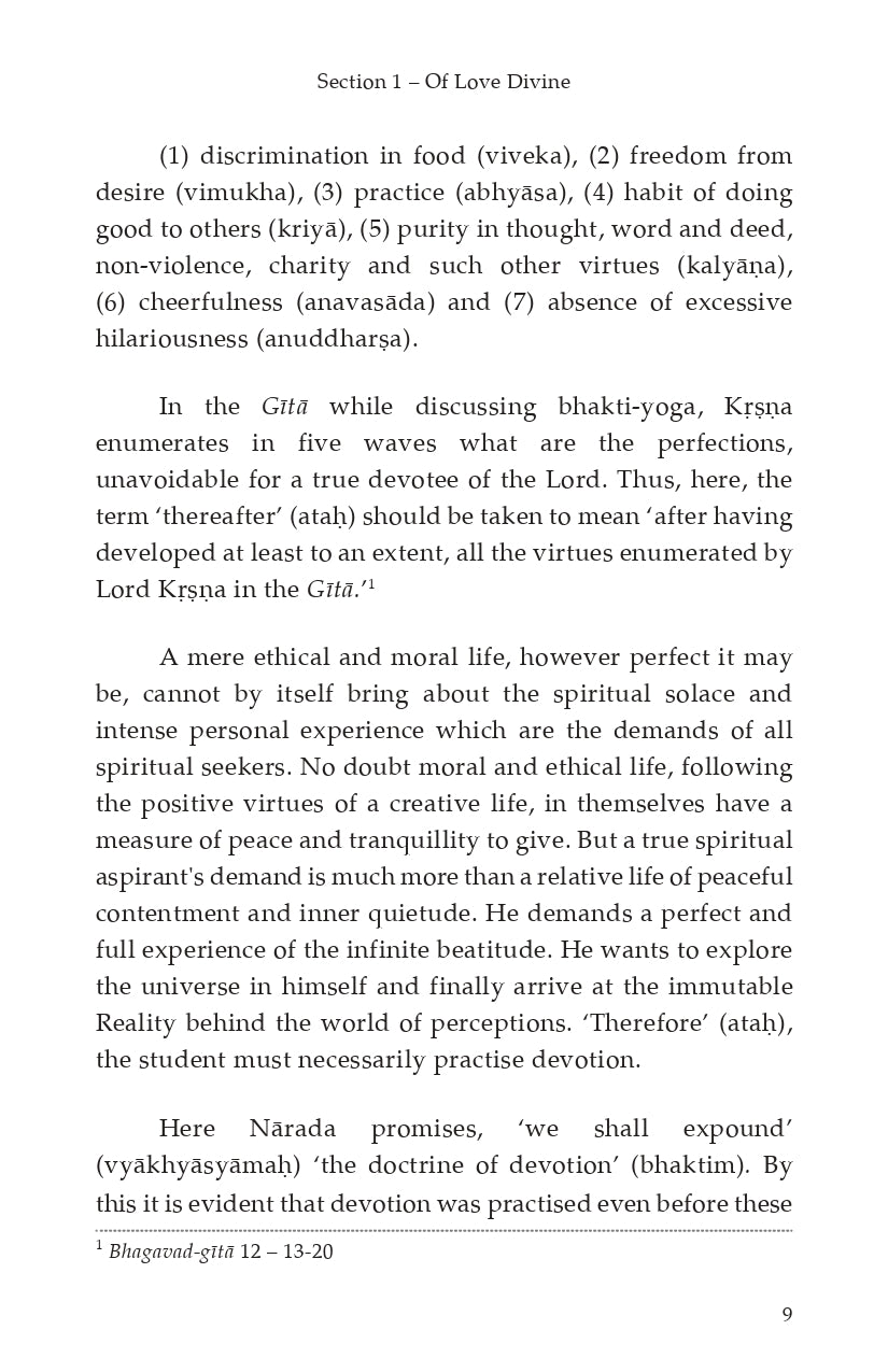 Narada Bhakti Sutra