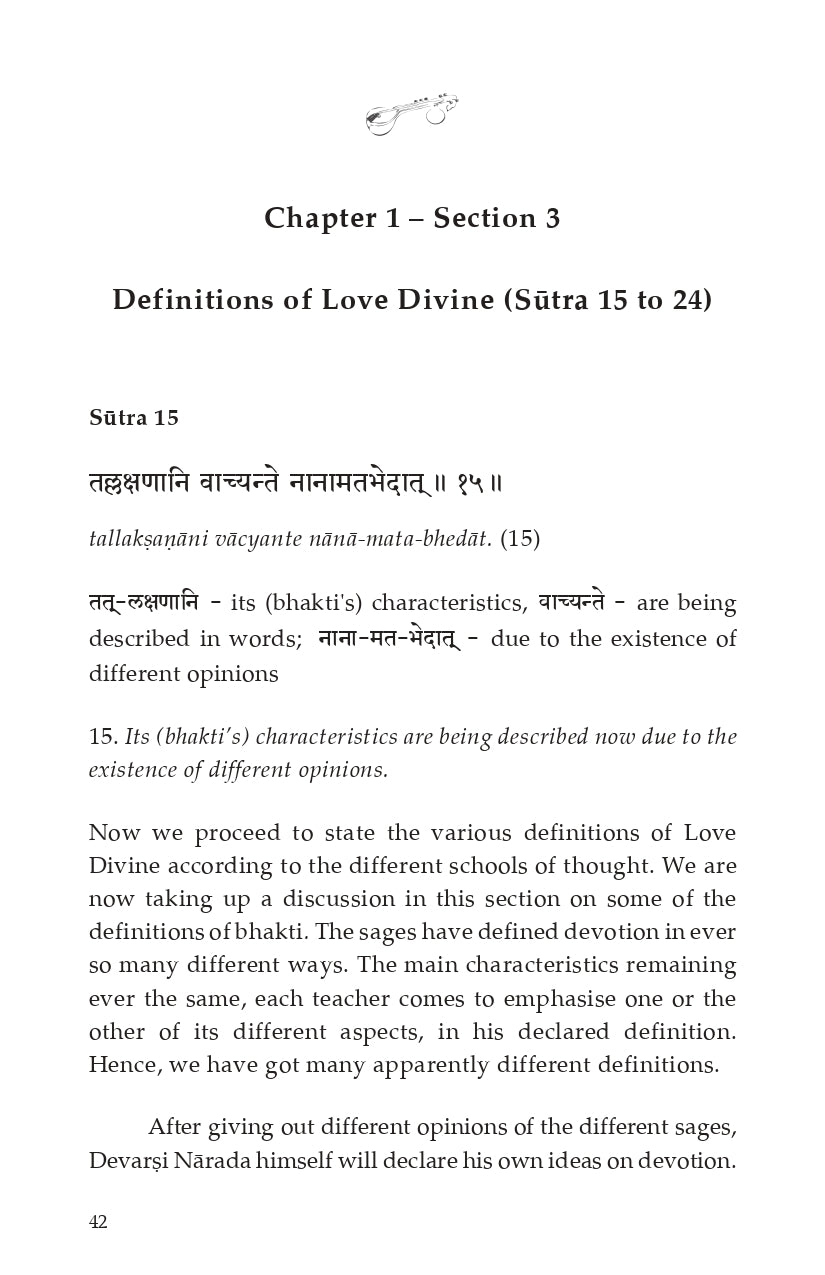 Narada Bhakti Sutra