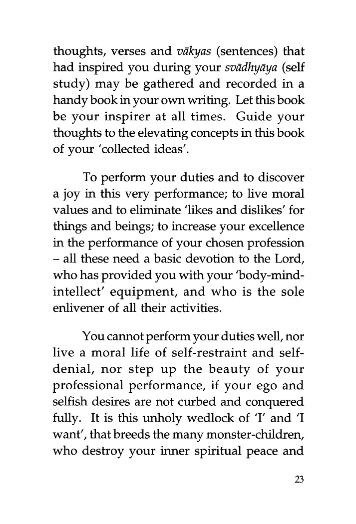 Practice of Vedanta