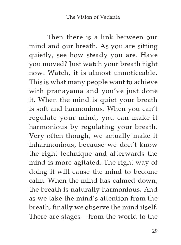 The Vision of Vedanta